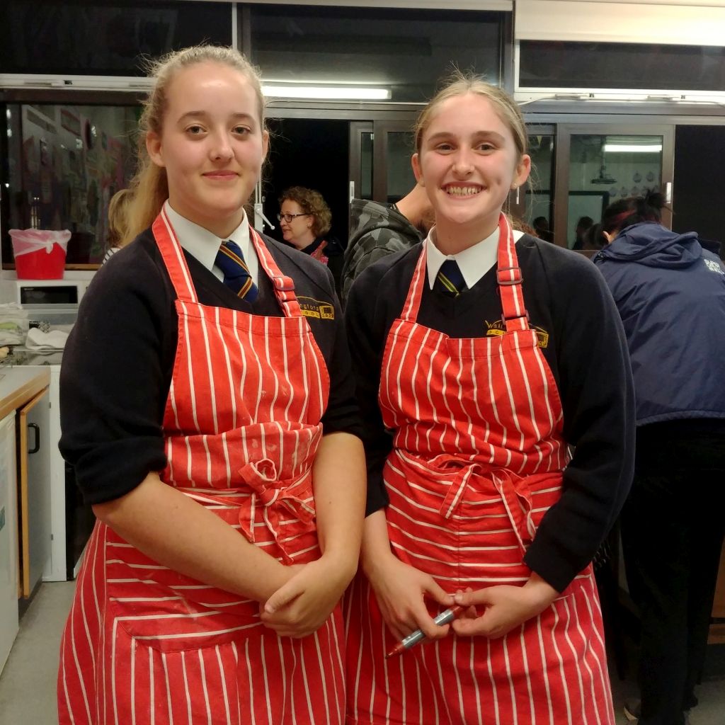 Students ready to demonstrate food technology