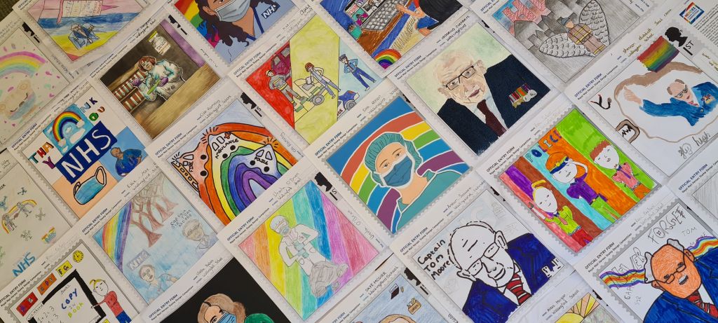 stamp competition entries
