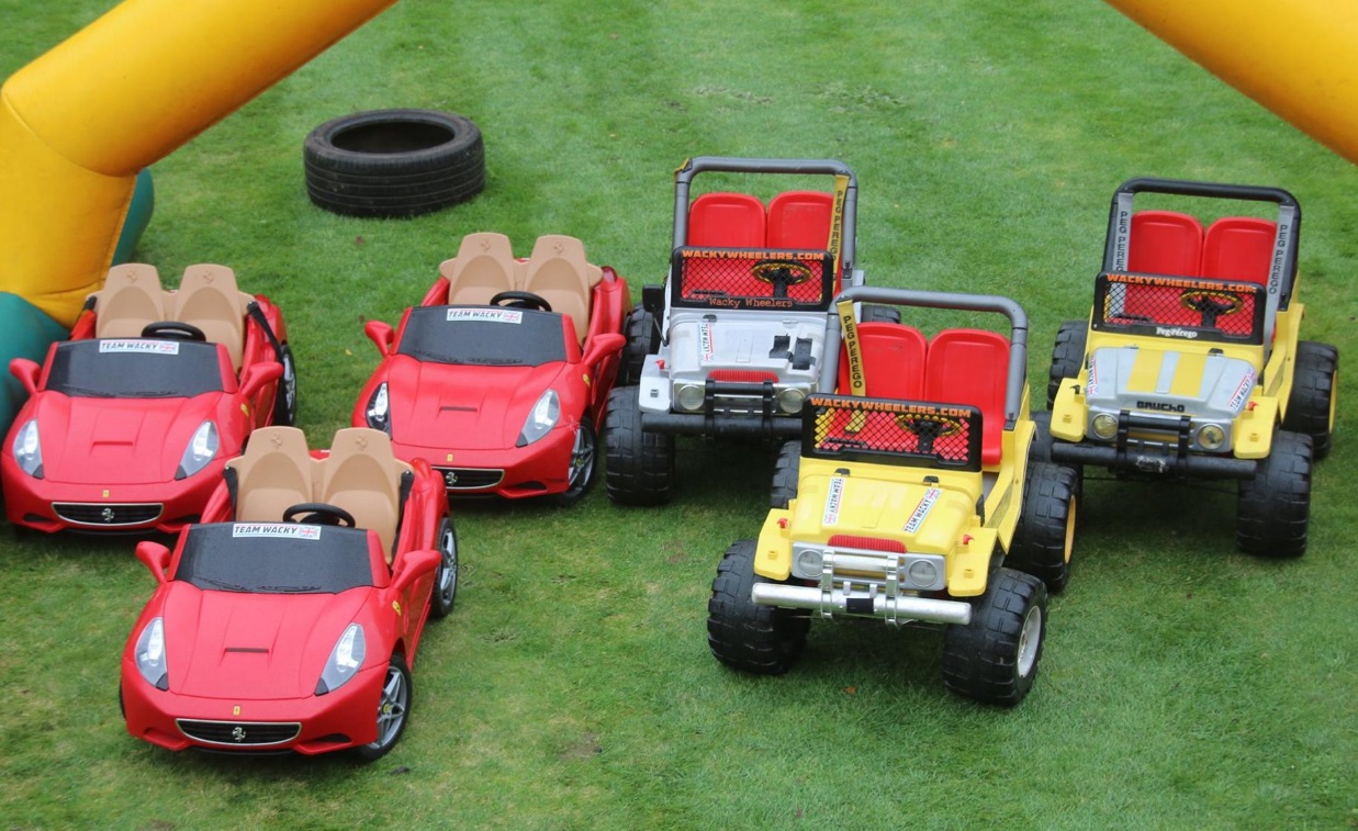 Wacky wheelers party