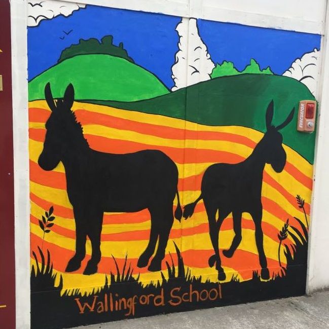 The finished mural.