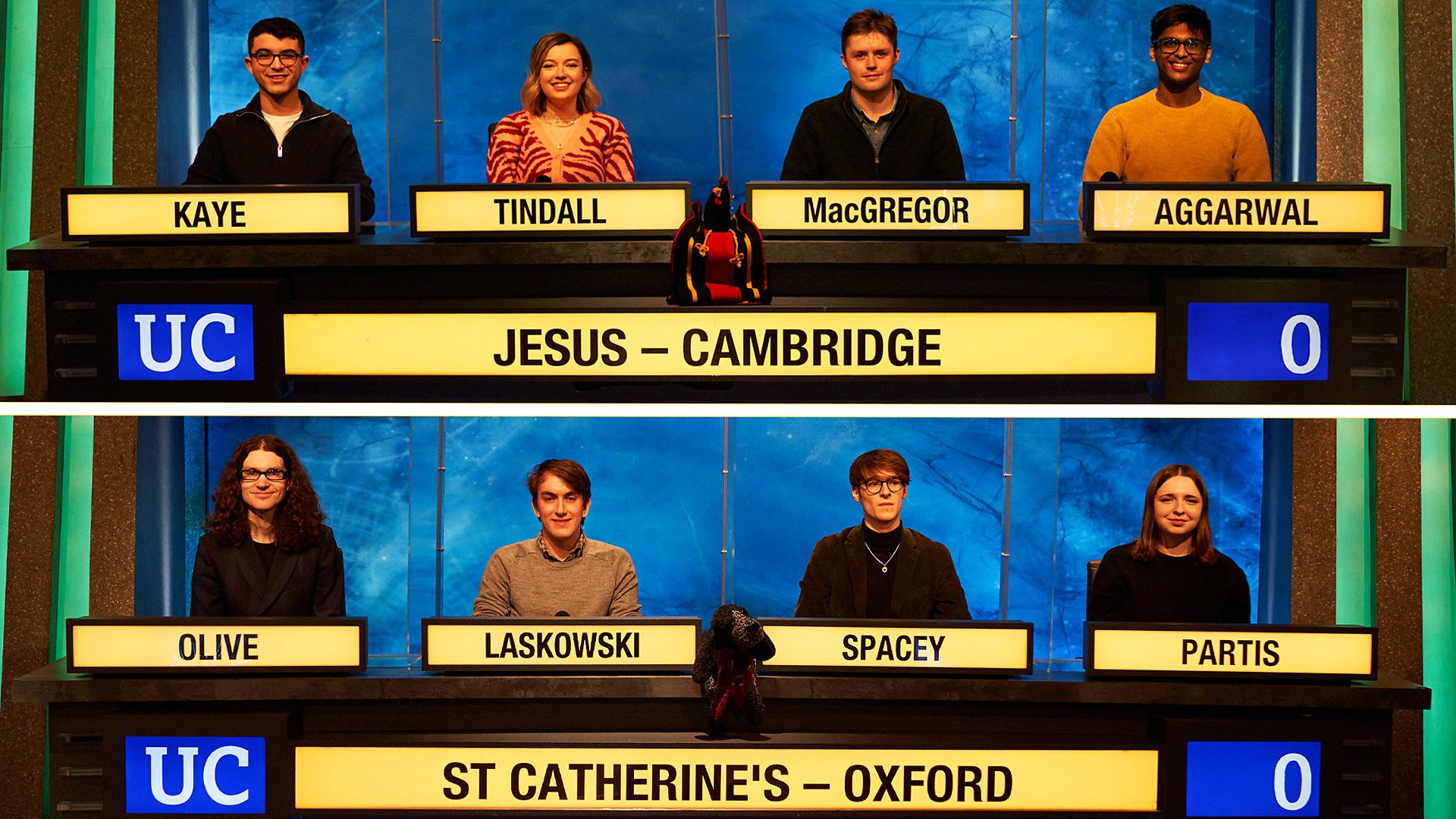 Hollie Partis on University Challenge