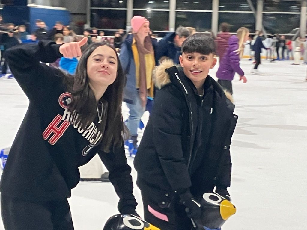 ice skating
