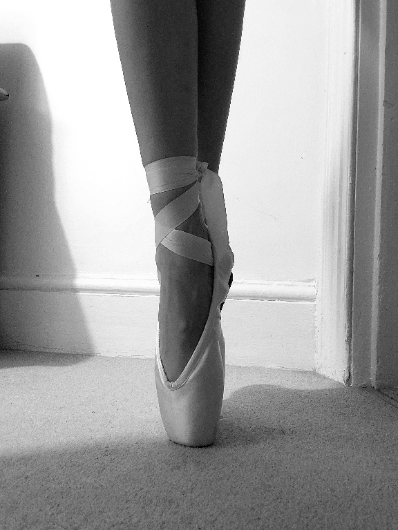 Anja Cooper (Year 7) - Junior Highly Commended Foot of a ballerina standing en pointe