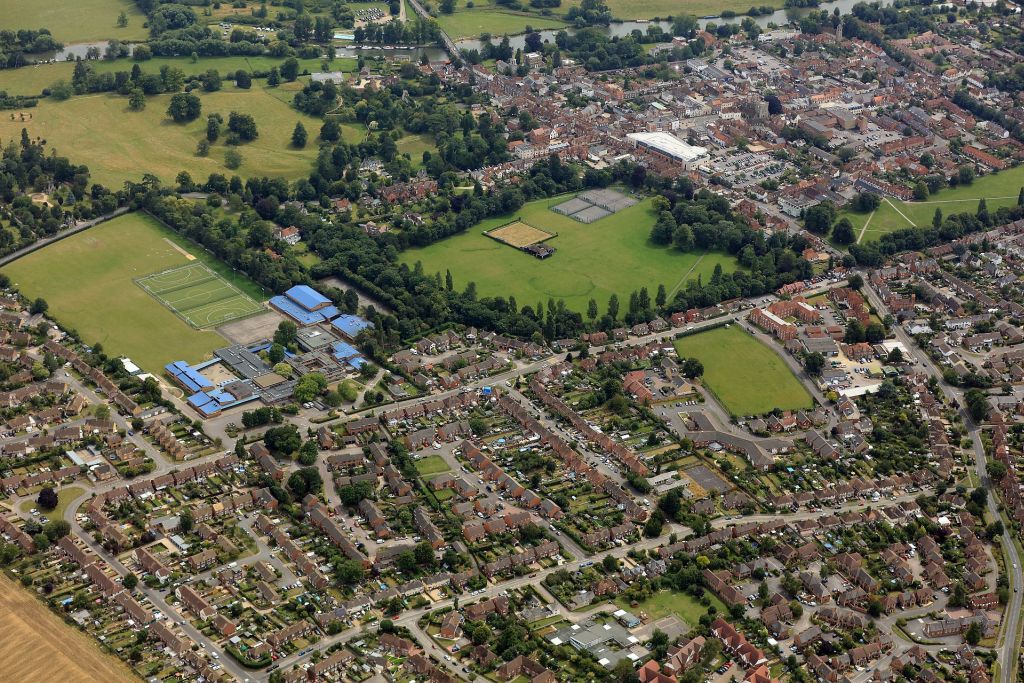 School and town