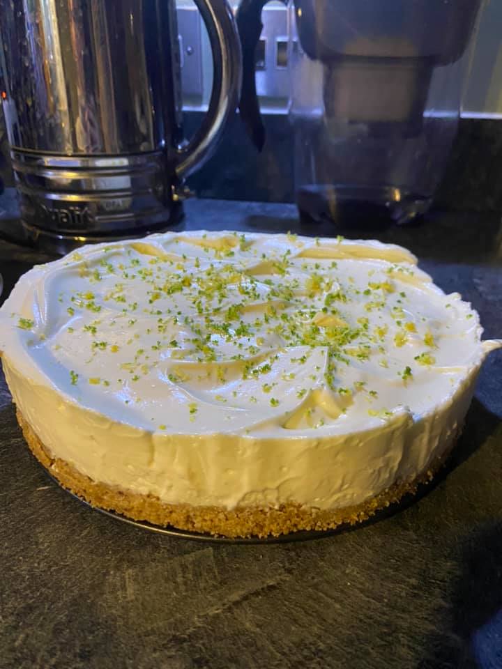 A cheesecake