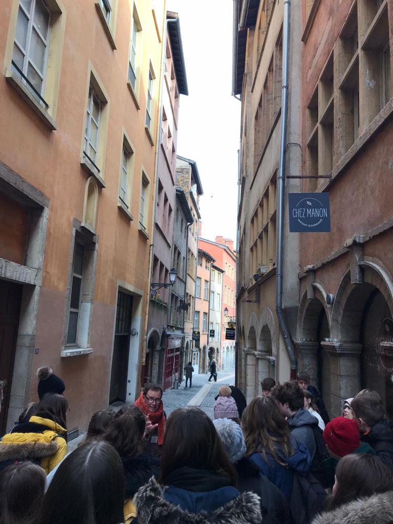 Narrow street view