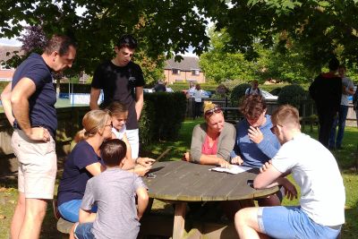Comparing results in the Sixth Form garden