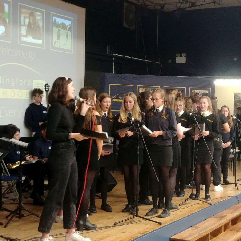 Singers on stage
