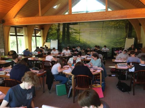 Students at work